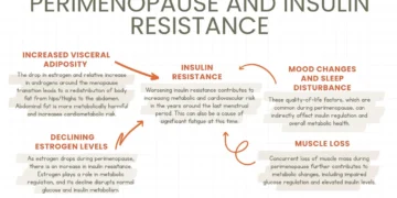 Woman in perimenopause learning about insulin resistance and metabolic health